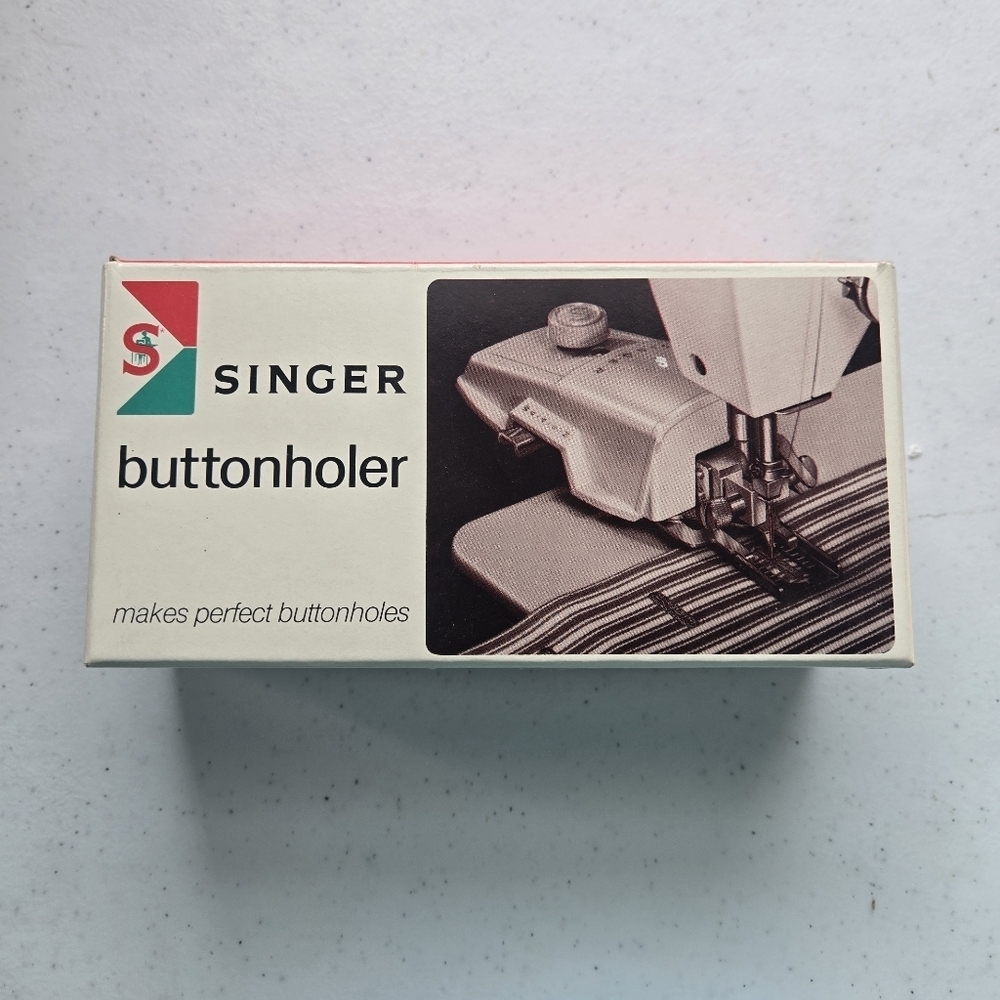 Vintage Singer Buttonholer 1960 Retro Model #489510 Sewing Excellent Condition